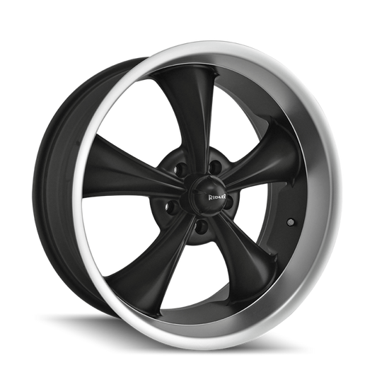 Ridler Wheels Ridler 695 22x10.5 / 5x120.65 BP / 0mm Offset / 83.82mm Hub Matte Black Machined Wheel