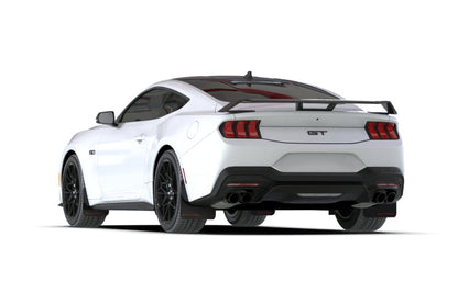 Rally Armor 24-26 Ford Mustang Black UR Mud Flap w/ Red Logo
