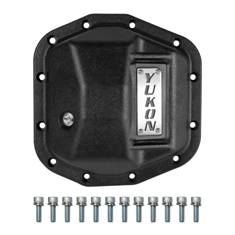 Yukon Gear & Axle Yukon Gear Hardcore Front Nodular Iron Cover for Jeep Wrangler JL Dana 44/210mm