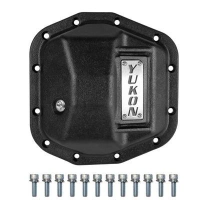 Yukon Gear & Axle Yukon Gear Hardcore Front Nodular Iron Cover for Jeep Wrangler JL Dana 44/210mm