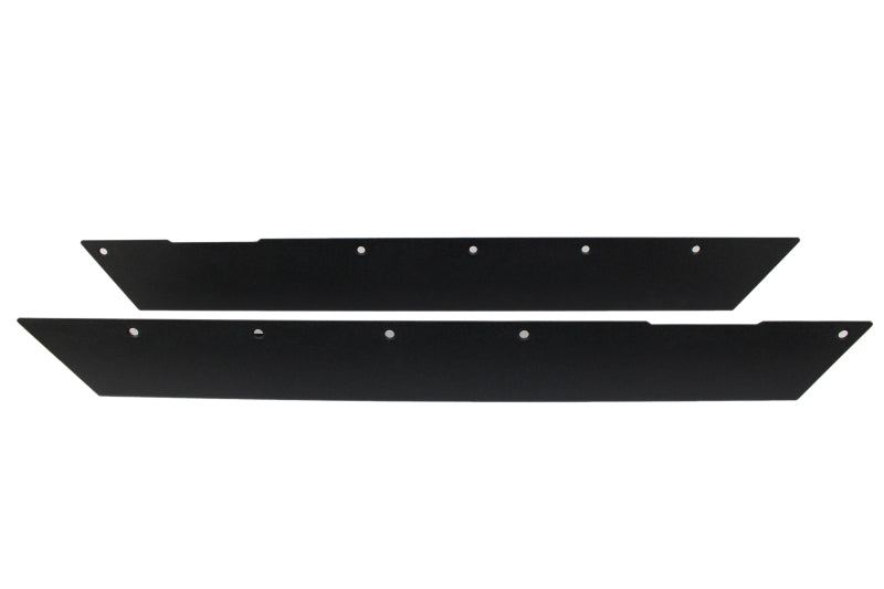 Fishbone Offroad 97-06 Jeep Wrangler TJ Steel Rock Slider W/O Tube Step - Black Textured Powdercoat