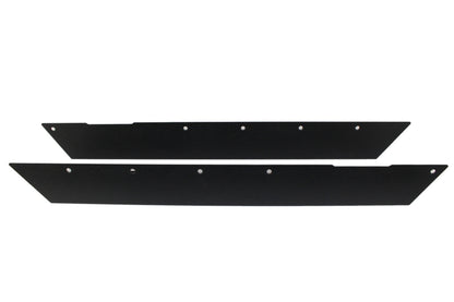 Fishbone Offroad 97-06 Jeep Wrangler TJ Steel Rock Slider W/O Tube Step - Black Textured Powdercoat