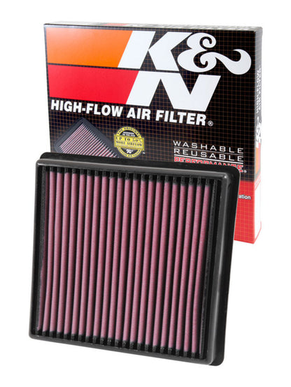 K&N Engineering K&N Replacement Panel Air Filter for 11-14 Jeep Grand Cherokee 3.0L V6 Diesel