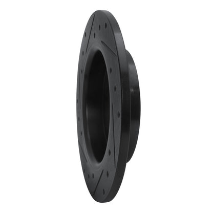 R1 Concepts R1 04-13 Mazda 3 Rear Right Drilled & Slotted Black Brake Rotor