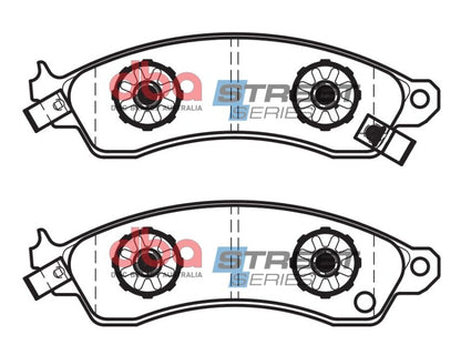 DBA 85-92 Chevrolet Camaro (w/Performance Package) Front Street Series Brake Pads