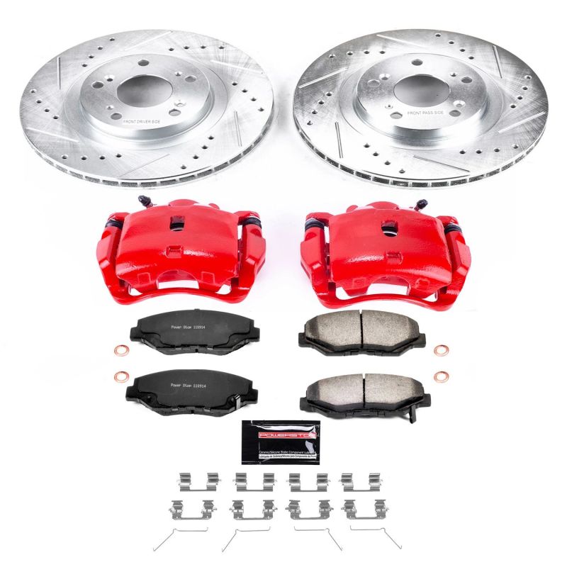 PowerStop Power Stop 12-15 Honda Civic Front Z36 Truck & Tow Brake Kit w/Calipers