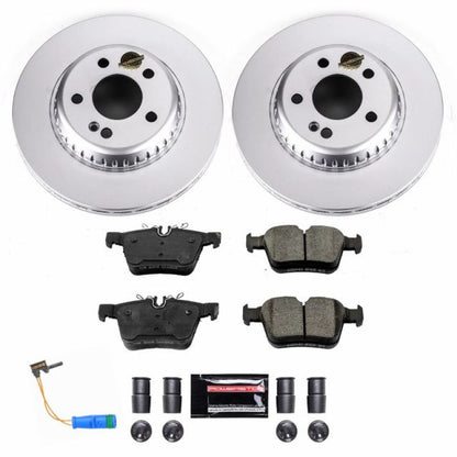 PowerStop Power Stop 2018 Mercedes-Benz C350e Rear Z23 Evolution Sport Coated Brake Kit