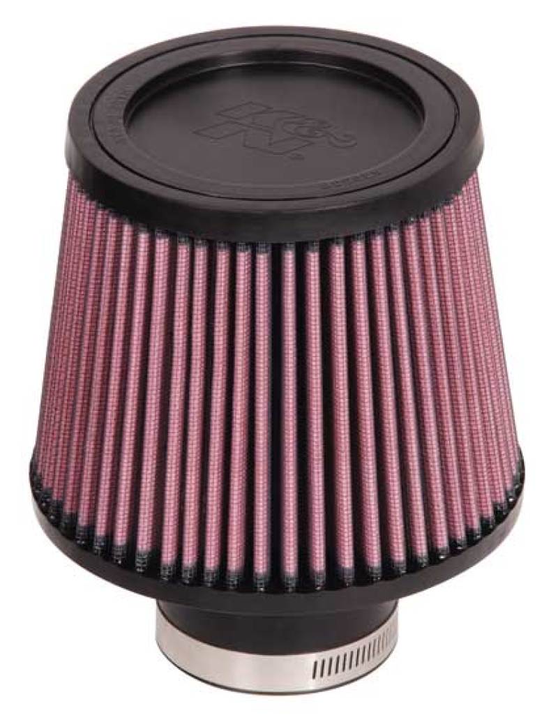 K&N Engineering K&N Universal Rubber Filter-Round Tapered 2.5in Flange ID x 6in Base OD x 5in Top OD x 5in Height