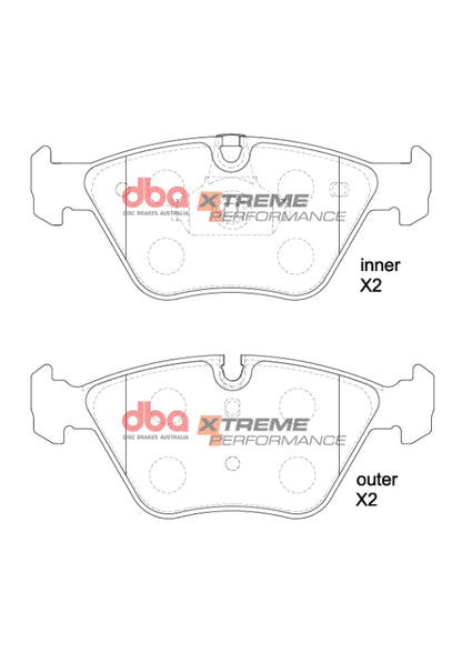 DBA 01-06 BMW 330i (E46) XP Performance Front Brake Pads