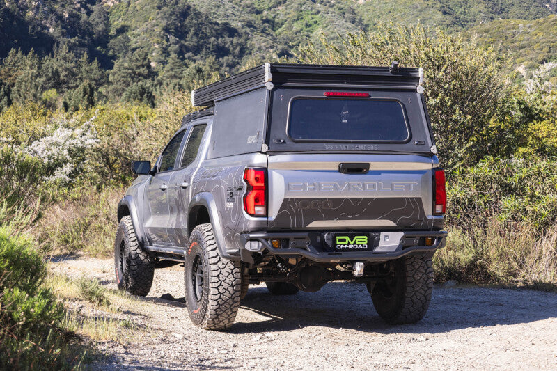 DV8 Offroad 23-26 Chevrolet Colorado/GMC Canyon Tube Rear Bumper - Micro Texture Black Powder Coat