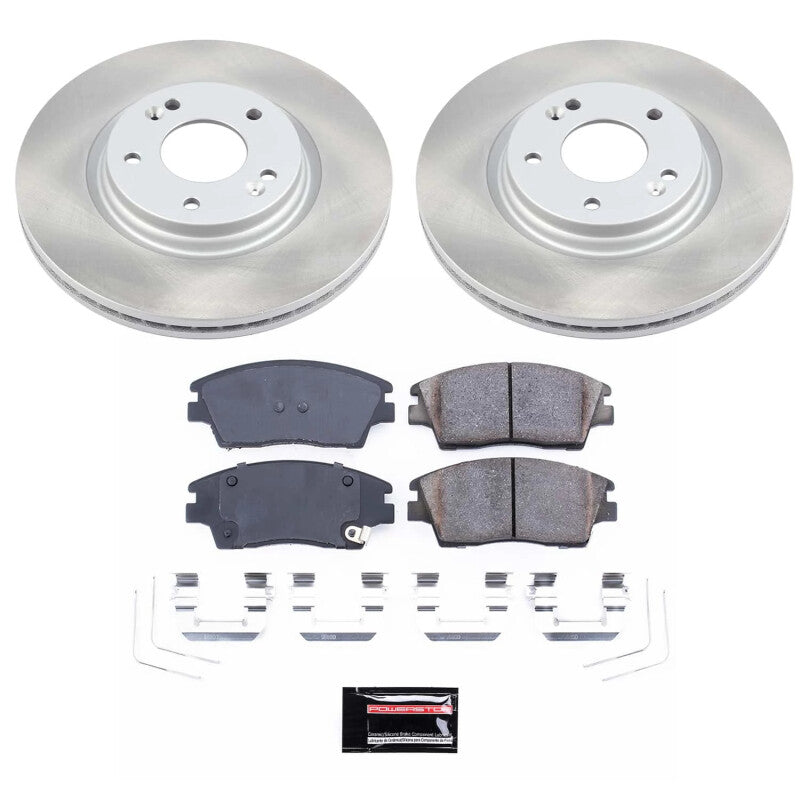 PowerStop Power Stop 17-22 Kia Sportage Front Semi-Coated Rotor Kit