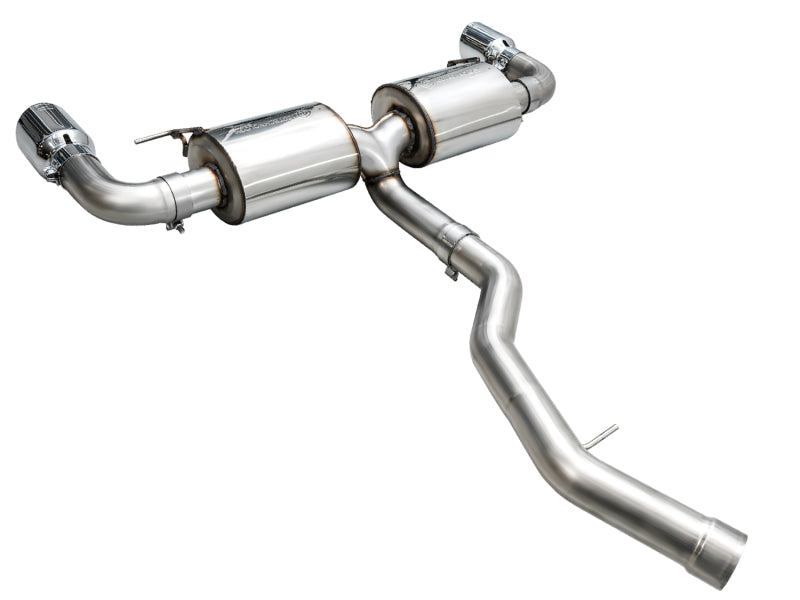 AWE Tuning 19-23 BMW 330i / 21-23 BMW 430i Base G2X Touring Axle-Back Exhaust - Chrome Silver