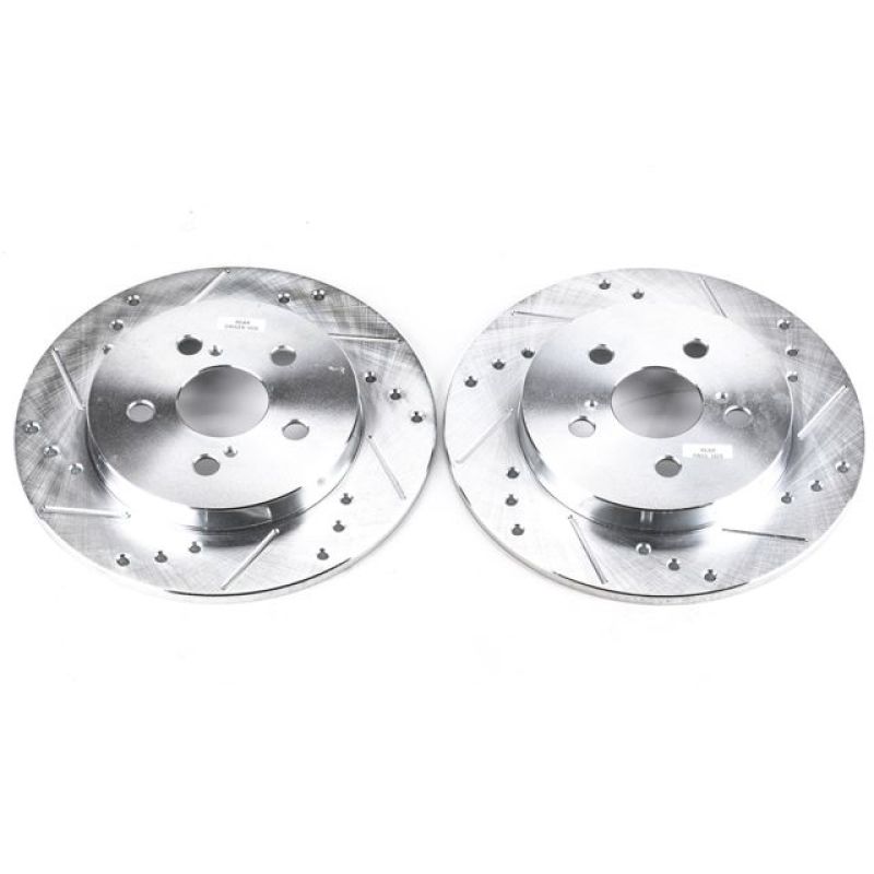 PowerStop Power Stop 11-13 Lexus CT200h Rear Evolution Drilled & Slotted Rotors - Pair