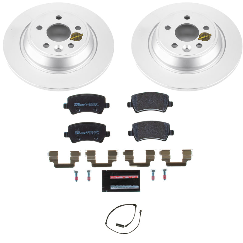 PowerStop Power Stop 12-15 Land Rover Range Rover Evoque Rear Euro-Stop Brake Kit