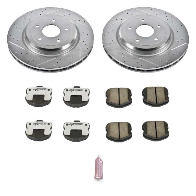 PowerStop Power Stop 06-13 Chevrolet Corvette Rear Z26 Street Warrior Brake Kit