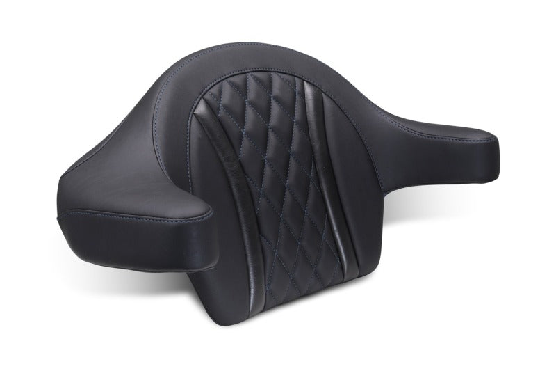 Mustang Motorcycle Mustang 23-25 Harley CVO Road Glide (ST) Deluxe Diamond Ext Arm Wrap-around Backrest Black