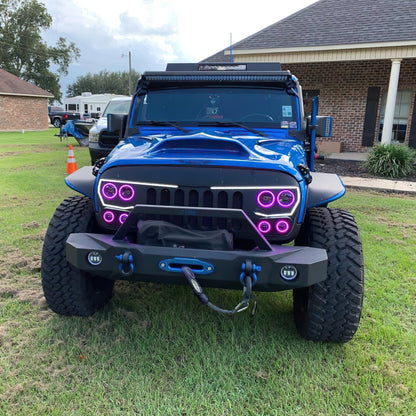 ORACLE Lighting Oracle Vector Jeep Wrangler JK Grille LED Halo Kit - White