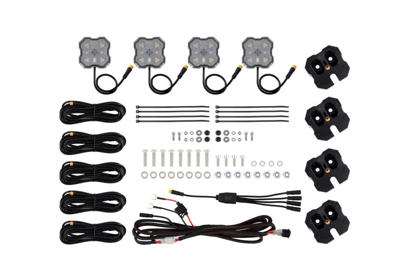 Diode Dynamics Roof Rack Scene Light Dual Color - Amber/White - Kit