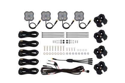 Diode Dynamics Roof Rack Scene Light Dual Color - Amber/White - Kit