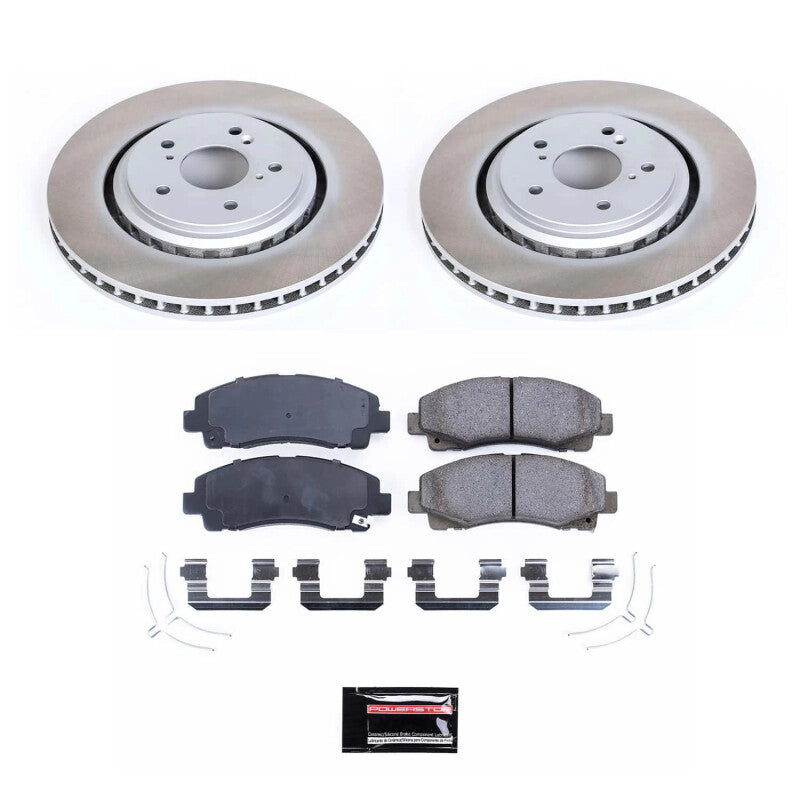 PowerStop Power Stop 15-20 Acura TLX Front Semi-Coated Rotor Kit