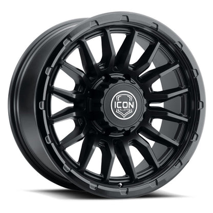 ICON Alloys Cajon 20x9 / 8x6.5 / 12mm / 5.5in BS Double Black Wheel