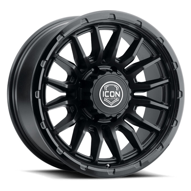 ICON Alloys Cajon 20x9 / 8x170 / 6mm / 5.25in BS Double Black Wheel
