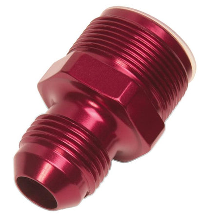 Russell Performance 1in-20 x 8 AN Male Flare Adapter (66-89 Edelbrock Q-Jets/75-89 Stock Q-Jets)
