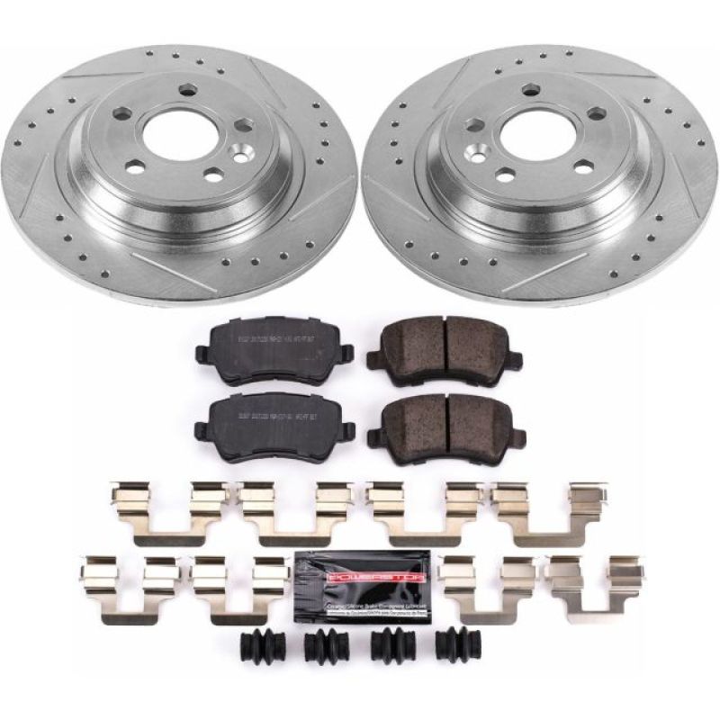 PowerStop Power Stop 11-18 Volvo S60 Rear Z23 Evolution Sport Brake Kit