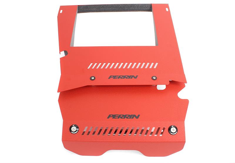 Perrin Performance PERRIN 15-21 Subaru WRX Engine Cover Kit (Intercooler & Pulley Covers Incl.) - Red