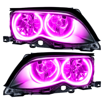 ORACLE Lighting Oracle 02-05 BMW 3 Series SMD HL - Black - ColorSHIFT w/o Controller