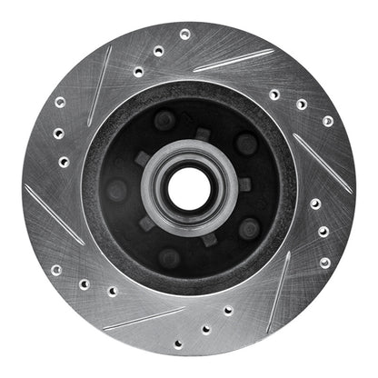 R1 Concepts R1 78-78 Buick CENTURY Front Left Drilled & Slotted Silver Brake Rotor