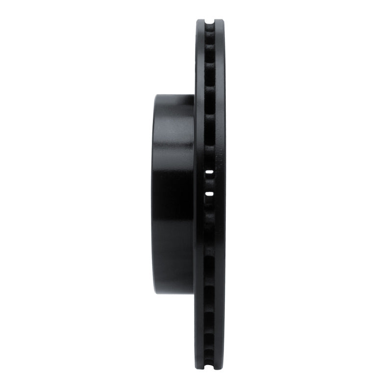R1 Concepts R1 90-93 Mazda Miata Front Right Drilled & Slotted Black Brake Rotor