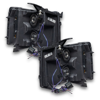 ORACLE Lighting Oracle 07-13 Chevrolet Silverado SMD HL - Square Style - ColorSHIFT
