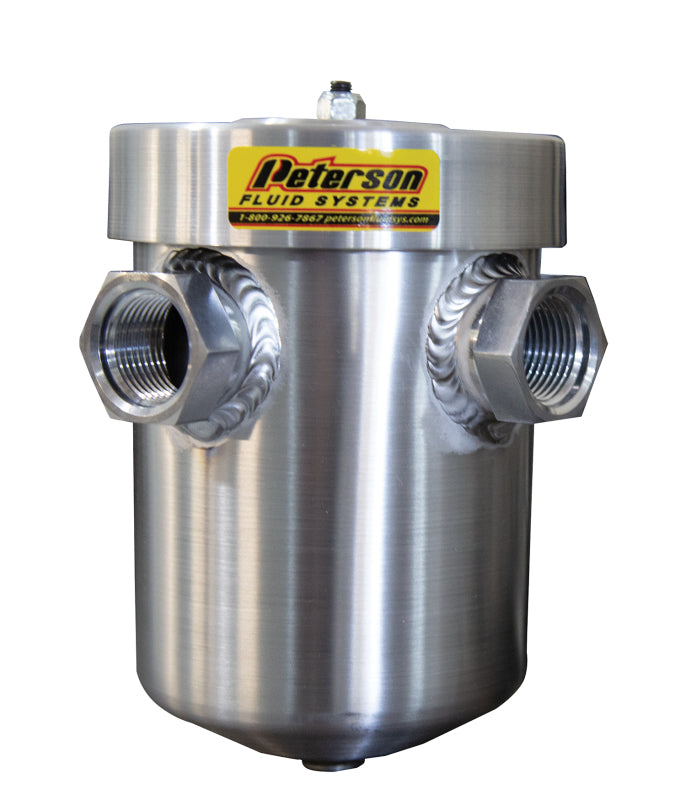 Peterson Fluid Systems Breather Can -12AN Ports