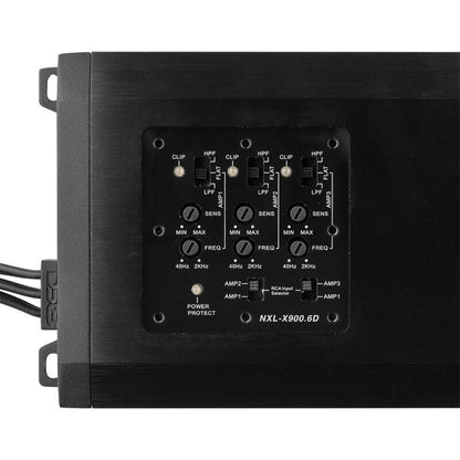 DS18 6-Channel Class-D Amp Full-Range 6 x 150 Watts RMS at4 ohm IP67 Waterproof Rating