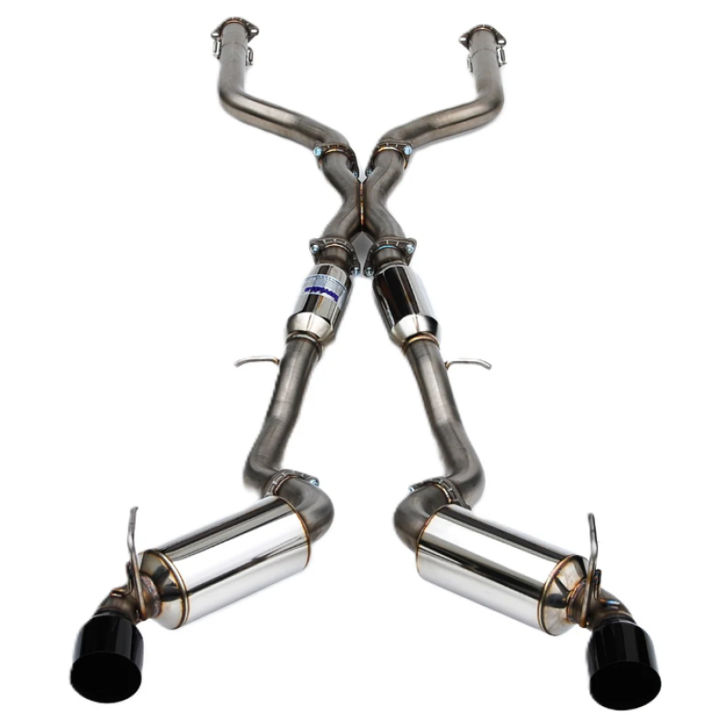 Invidia 2022+ Nissan Z 70mm N1 Cat Back Exhaust - Black Tips