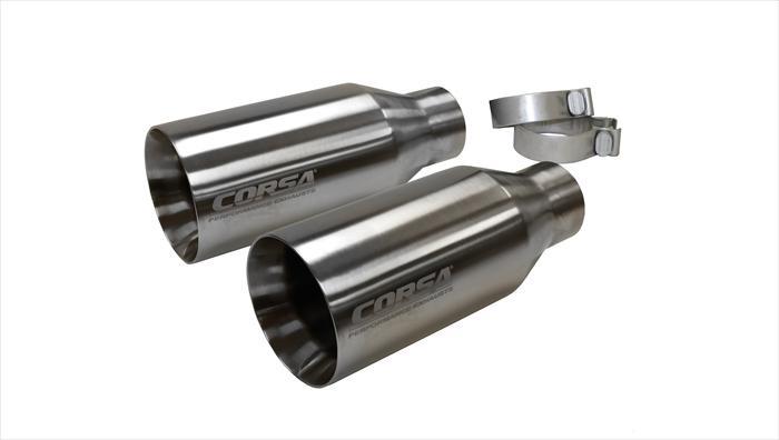 CORSA Performance Corsa 2017-2020 Ford F-150 Raptor 3in Inlet / 5in Outlet Satin Polished Tip Kit (For Corsa Exh Only)
