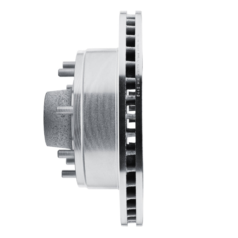 R1 Concepts R1 80-85 Ford E-250 Econoline Front Left Drilled & Slotted Silver Brake Rotor