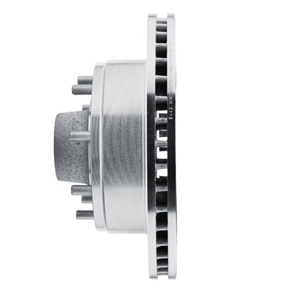 R1 Concepts R1 80-85 Ford E-250 Econoline Front Left Drilled & Slotted Silver Brake Rotor