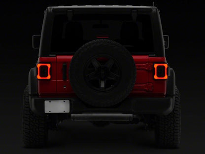 Raxiom 18-23 Jeep Wrangler JL Axial Series Carver LED Tail Lights- Black Housing (Smoked Lens)