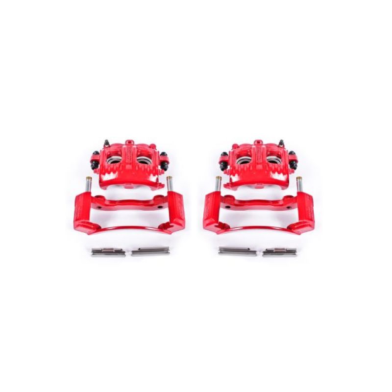 PowerStop Power Stop 97-02 Ford Expedition Front Red Calipers w/Brackets - Pair