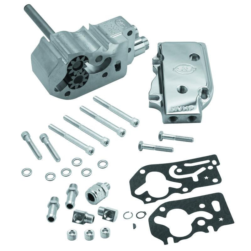 S&S Cycle 92-99 BT High Volume High Pressure Billet Oil Pump Kit - Polished