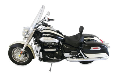 Mustang Motorcycle Mustang 08-18 Triumph Rocket III Touring Standard 2PC Seat w/Driver Backrest - Black