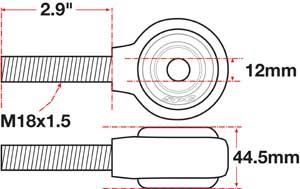 SPC Performance xAxis Rod End Ball Joint