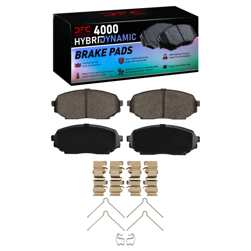 DFC 90-93 Mazda Miata Front 4000 HybriDynamic Brake Pads and Hardware Kit