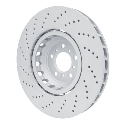 DFC 12-19 BMW M6 Right Front Drilled Hi-Carbon Alloy Geomet Coated Rotor