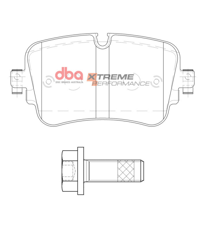 DBA 19-21 Audi A8 Quattro Rear XP Performance Brake Pads