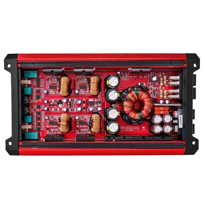 DS18 4-Channel SXE Amplifier Class D 2x 500/4ohm Bridge 4 x 320/2ohm 4 x 200/4ohm Watts RMS- Red
