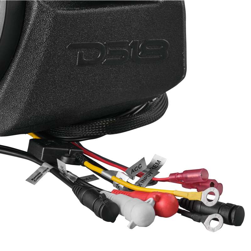 DS18 Polaris RZR Front Kick Panel Pods Loaded Enclosure 2x 6.5in Spkr Built-in Amp + Twtr Bluetooth