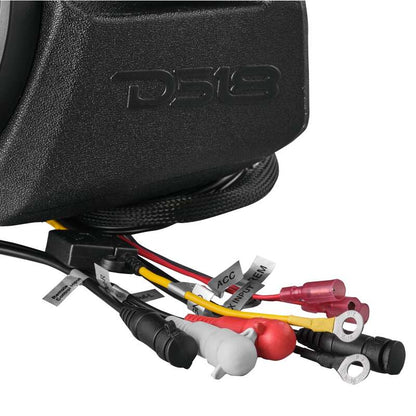 DS18 Polaris RZR Front Kick Panel Pods Loaded Enclosure 2x 6.5in Spkr Built-in Amp + Twtr Bluetooth